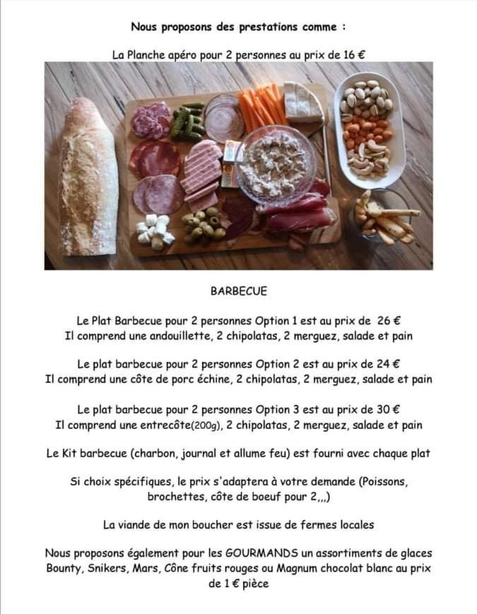 La Roulotte De La Trigalle Valognes Bagian luar foto